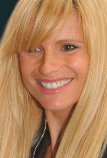 Michelle Hunziker con frangia