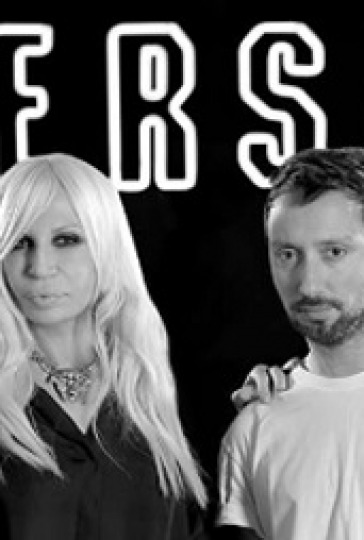 Donatella Versace ed Anthony Vaccarello