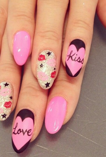 Nail art per San Valentino